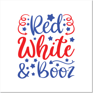 Red White And Booz Posters and Art